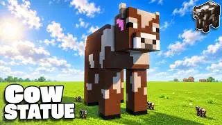 Учебное пособие по созданию статуи коровы в Minecraft