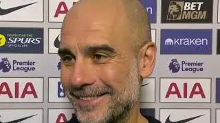 Tottenham vs Manchester City 2-2 | Pep Guardiola | Post Match Interview 