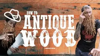 How to Distress / Antique wood. Make wood look old
