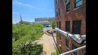 230-ft Boom Lift on Fa&ccedil;ade Inspection at Kings County Hospital - Your JLG Can't Do It.