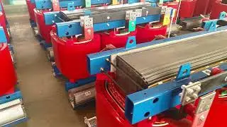 300 kVA transformer, Vacuum cast coil (VCC) transformer, factory