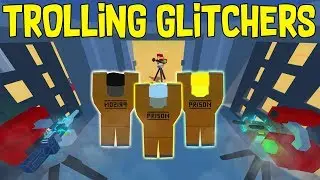 Unturned TROLLING GLITCHERS! 😆 RIP ILLEGAL 100+ LOCKERS BASE - Bye have a great time!
