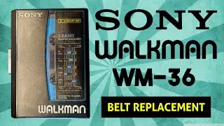 Sony Walkman WM-36 Belt Replacement | Quick Repair And How To Fix it