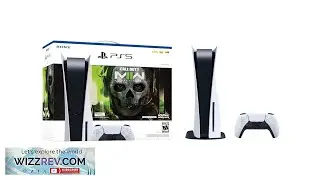 Комплект консоли PlayStation 5 с игрой Call of Duty Modern Warfare II на диске.