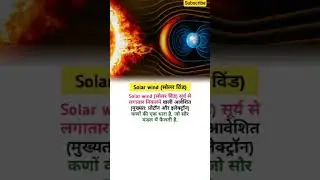 सोलर विंड (Solar wind)🤔| #shorts #solarwind #facts #sun #gk