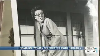 &lsquo;Just be happy&rsquo;: Bismarck woman offers advice to long life on her 100th birthday