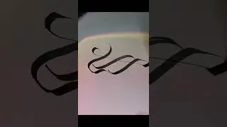 S #calligraphy #blackletter #calligraphypractice #gothiccalligraphy #lettering #handlettering