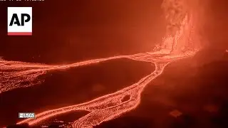 Kilauea volcano in Hawaii sends lava soaring 400 feet into the air