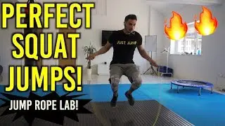 HOW TO JUMP ROPE SQUAT WITH PERFECT FORM! JUMP ROPE LAB SERIES by Rush Athletics Ep.1 S2