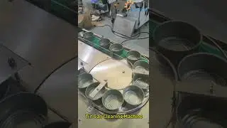 Fully Automatic Magnetic Tin Can & Bottle Washing Machine | High-Speed for Food/Pharma (2025 Demo)