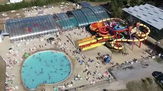 Le camping capfun dune fleurie à Quend vue du ciel !