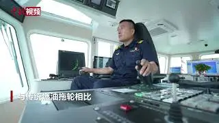 China's first hydrogen - electric tugboat has been put into operation in Qingdao.