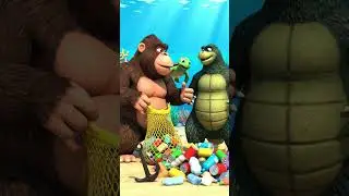King Kong & Godzilla Protect the Coral Reef