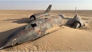 Forgotten SR-71 Buried in the Desert &ndash; Full Restoration to Pristine Black Titanium