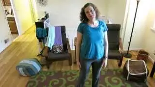 Joy of Fitness: Lazy Cow/Angry Cat Pose Standing Mod. (Challenge Day 1)