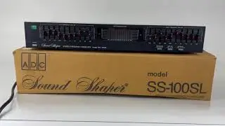 ADC Sound Shaper Stereo Frequency Graphic Equalizer SS-100SL