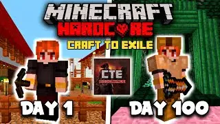 I Survived 100 Days in Modded Minecraft But It's a Hack & Slash Action RPG Game [Craft To Exile]