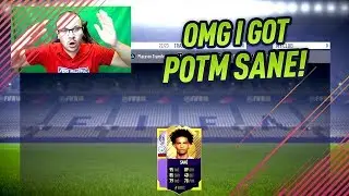 FIFA 18 I GOT POTM SANE! BEST LEFT WINGER in ULTIMATE TEAM? POTM SANE PLAYER REVIEW!
