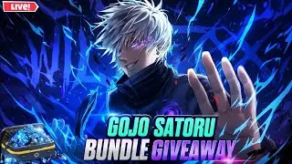 GO 300K💎 BACK TO BACK GOJO SATARU BUNDLE GIVEAWAY🌟SURAJ 1M #freefirelive #totalgaming #shortsfeed