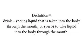 Drink Meaning Definition | EWM-English Word Meaning