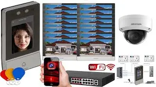 DS-KV9503-WBE1 DS-KH6320-WTE1 Metal Anti-Destruction Wifi RFID Facial IP Villa Access Control