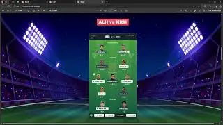 ALH vs KRM Dream11 team || ALH vs KRM  Today Cricket fantasy team prediction