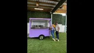 Airy Transit Light Purple Mailbox Concession Trailer, Perfect little starter concession stand.