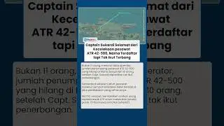 Captain Sukardi Selamat dari Kecelakaan Pesawat ATR 42-500, Nama Terdaftar tapi Tak Ikut Terbang