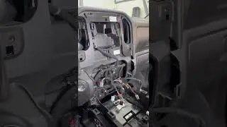Chevy Silverado Tesla Screen Upgrade! #shorts #silverado #trailboss