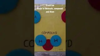visualisation model of Molecule, Compound and Atom #shorts #viralshorts #youtubeshorts #atom #mole