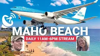 LIVE SXM Airport December 3 ✈️ -  Maho Beach Sint Maarten
