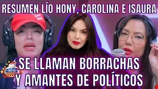 CAROLINA LLAMA BORRACHA A HONY EN SHOW DE ISAURA Y HONY DICE NO ES AMANTE DE POL&Iacute;TICOS,&nbsp;NI&nbsp;CUERO