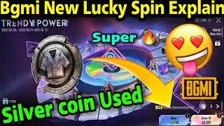 Good News | Silver Coin allowed in Trendy power Lucky Spin | Bgmi Trendy power spin Full Explained