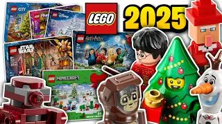 LEGO 2025 Advent Calendars OFFICIALLY Revealed - MINECRAFT, Star Wars, Harry Potter & MORE!