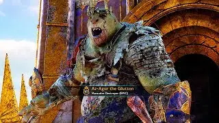 SHADOW OF WAR - HIGH Level Az-Agur The Glutton Overlord Max Lvl 65 Fortress Siege