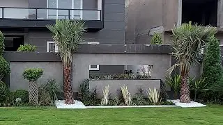 Morden Front yard Landscape decoration pebbles edging  rock garden ULP LANDSCAPING 0300-42-46-125