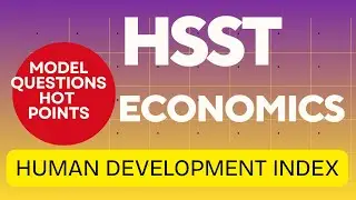 hsst economics human development index and previous questions