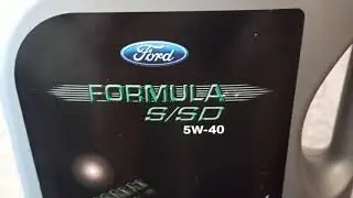 Подделка. Моторное масло Ford Formula 5W-40