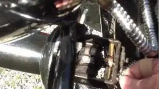 How not to install the brush holders on your Model A horn.