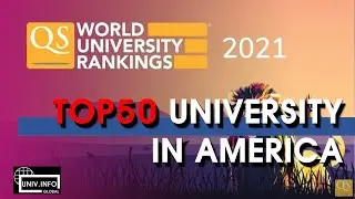 2021 QS WORLD UNIVERSITY RANKINGS - US TOP 50