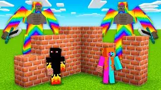 СТРОЙТЕ СТЕНЫ, ЧТОБЫ ВЫЖИТЬ В ИГРЕ МАЙНКРАФТ, ПОДОБНОЙ КИНГ-КОНГ  РЕДКОЙ РУДЫ