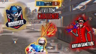 ARIYAN GAMETUBE VS NOOBSEE GAMING | TDM 1 V 1  |PUBG MOBILE
