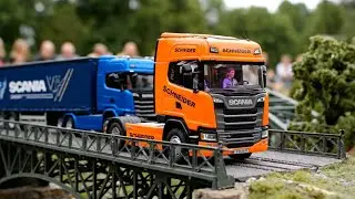 Giant RC Truck Fleet Causes a Sensation | Extremely Rare Model Collection