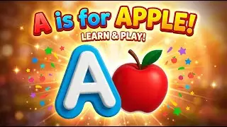 ABC Phonic Song with APPLE as Your First Lesson-ABC Songs, ABCD, Nursery Rhymes, Baby Song