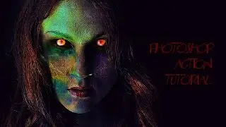Zombie Maker (Demon Face) Making Photoshop Action Tutorial
