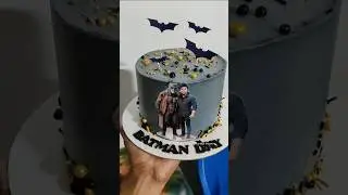 Batman Day 2025 Cake 🦇 #dc #dccomics #dcuniverse #dceu #superhero #dcfan #love #fanboy #batmanday