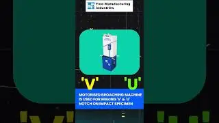 Motorised Broaching Machine | Fast & Precise Notch Making for Impact Specimens #trending #viral