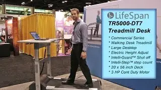 LifeSpan Fitness TR5000-DT7 Treadmill Desk | Fitness Expo 2014 | Smart Review