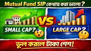 Mutual Fund SIP কোথায় করা ভালো? Small Cap না Large Cap? | Full Explanation Bangla#sip 