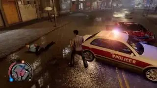 Sleeping Dogs - Sharpshooter (Shoot Out A Cop's Tires While Fleeing In A Police Chase)
